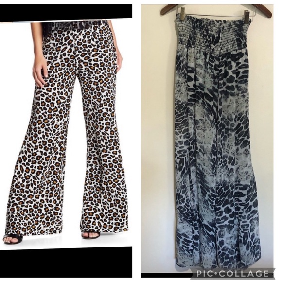 Show Me Your Mumu Smocked Waist  Flare pants At Bottoms Size Small. - Picture 1 of 16